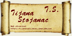 Tijana Stojanac vizit kartica